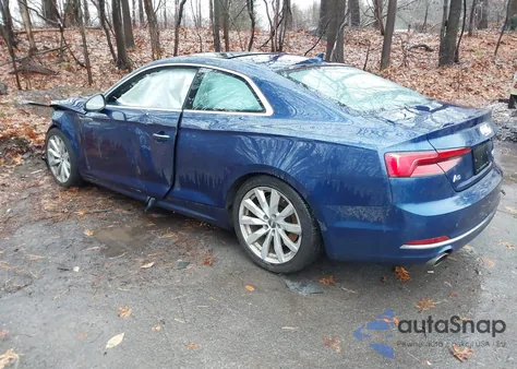 2018 Audi A5 2.0T Premium из США, поврежденный, VIN WAUNNAF54JA010569
